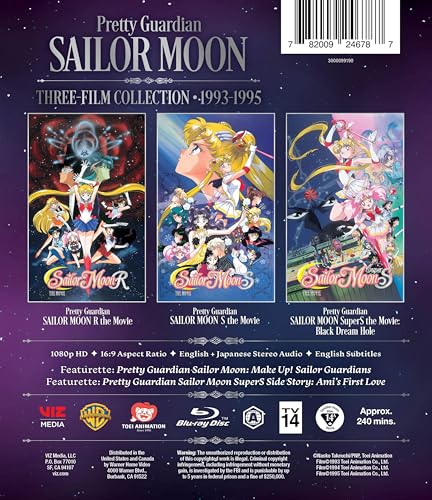Sailor Moon Three-Film Collection (Blu-ray)