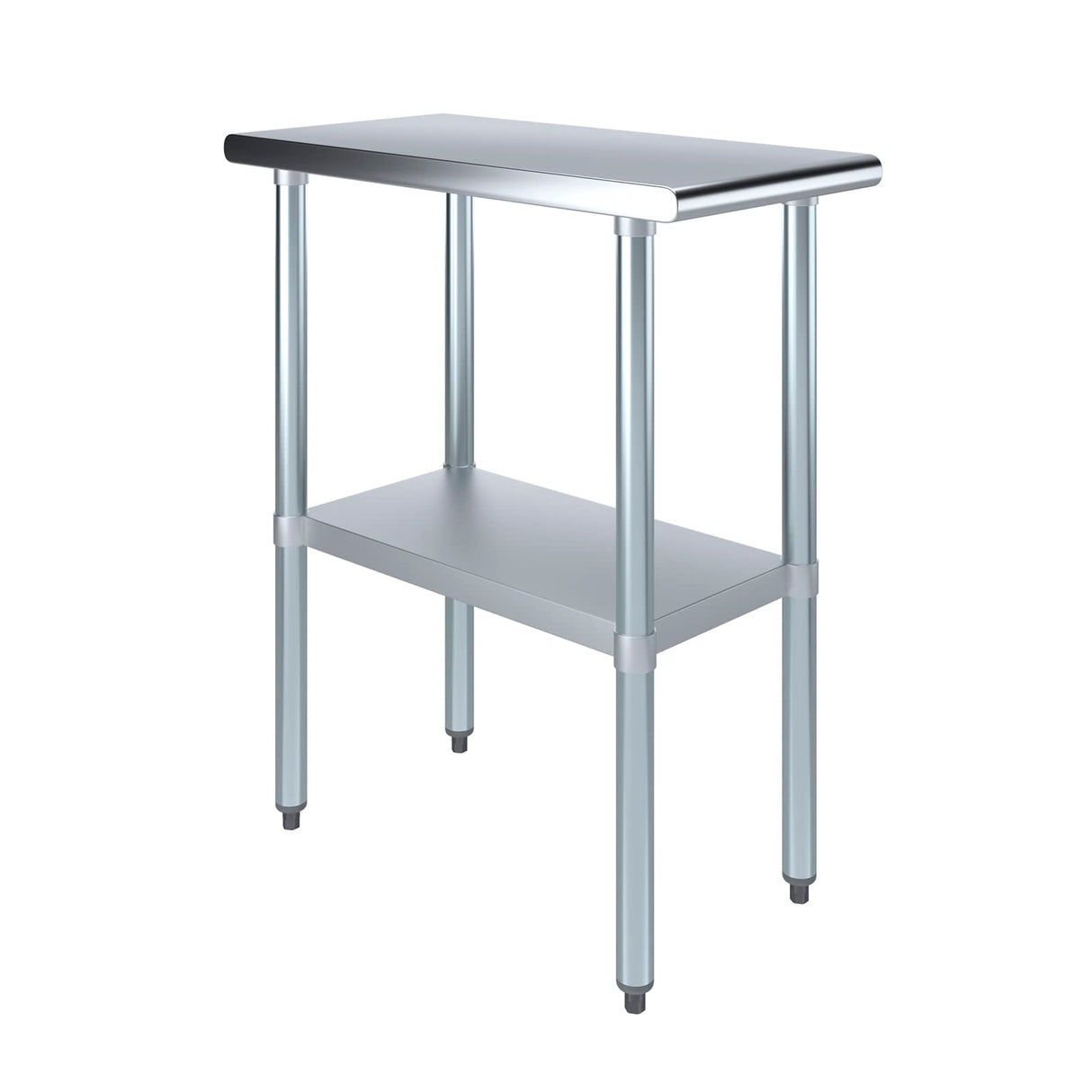 AmGood 30 in. x 15 in. Stainless Steel Work Table | Metal Kitchen Food Prep Table | NSF