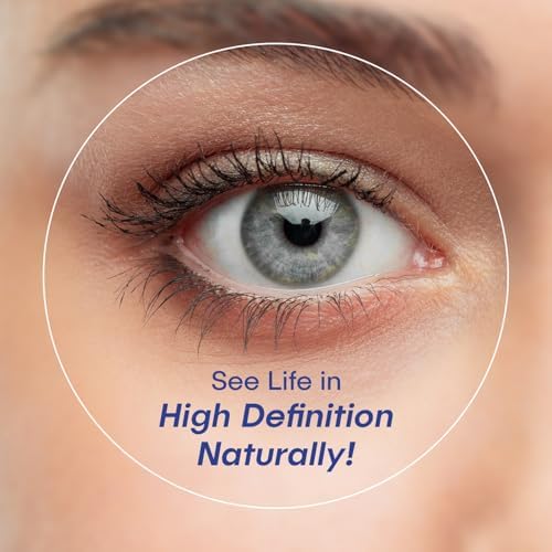 Eye Health Supplement – 14 Essential nutrients for Clear Vision, Blue Light Protection, and Long-Term Eye Health. Supports Clarity and Eye Wellness. 60 Capsules. (1 Pack)