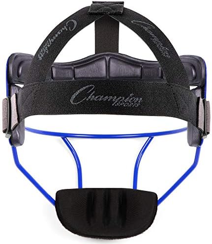 Champion Sports Steel Softball Face Mask - Classic Fielders Masks for Adults - Durable Head Guards - Premium Sports Accessories for Indoors and Outdoors - Multiple Styles