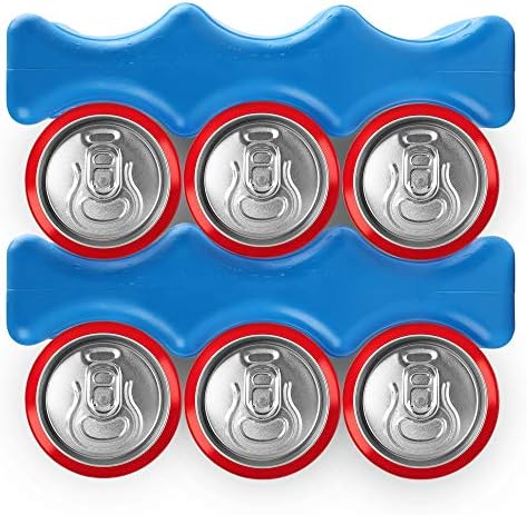 Ice Pack for Coolers, Breastmilk Bottle Storage, Lunch Box, Insulated Contoured Freezer Pack, Long Lasting Reusable Cool Pack for Beer Soda, Camping Beach Picnic