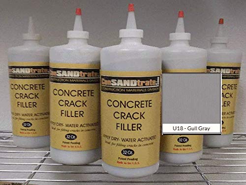 Stained Concrete Crack Filler - Gull Gray - 3 lb. Bottle