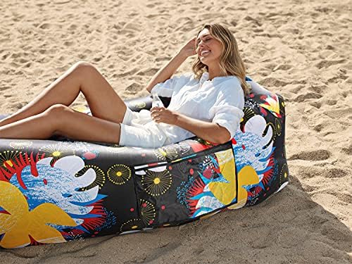WEKAPO Inflatable Lounger Air Sofa Hammock-Portable,Water Proof& Anti-Air Leaking Design-Ideal Couch for Backyard Beach Traveling Camping Picnics & Music Festivals