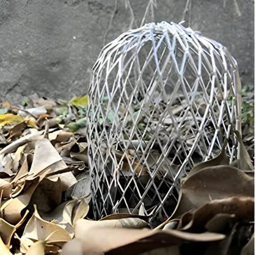 10 Pack Downspouts Gutter Guard Aluminum Filter Strainer Expandable Gutter Downspout Guards Gutter Downspout Protectors for Preventing Blockage from Leaves, Debris