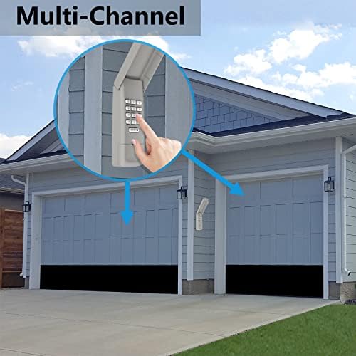 Universal Garage Door Opener Keypad Wireless Keypad Keyless Entry Compatible with LiftMaster Chamberlain Craftsman Genie Overhead Linear Wayne Dalton Garage Door Opener Remote Learn Button Dip Switch