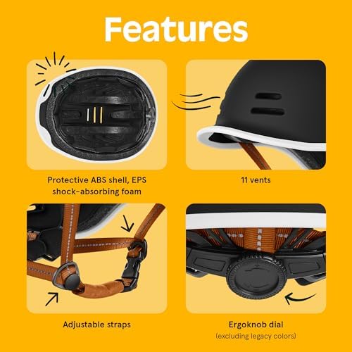 Retrospec Remi Adult Bike Helmet for Men & Women - Bicycle Helmet for Commuting, Road Biking, Skating with Adjustable Dial