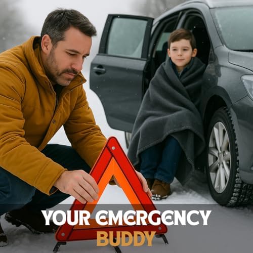 Wool Camping Blanket – 70% Wool Heavy-Duty Military Style Throw, Warm & Washable, Fire Retardant Cover for Emergency, Survival & Outdoor Use – Perfect for Camping, Car, Home & Hiking, Grey 62x84