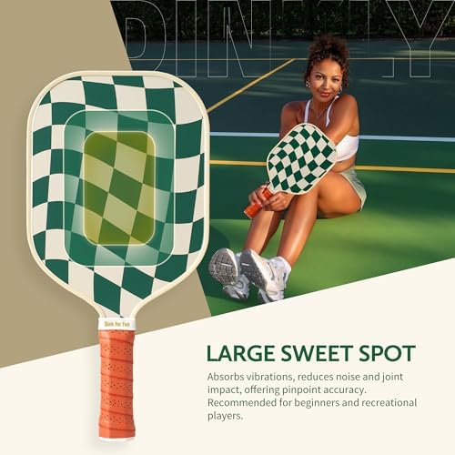 Pickleball Paddles Set of 2/4- USAPA Approved Graphite/Fiberglass Pickleball Racket, 2 Pickleball Rackets, 4 Balls and 1 Portable Carry Bag, Aesthetic Pickle Ball Set for Men Women Beginners