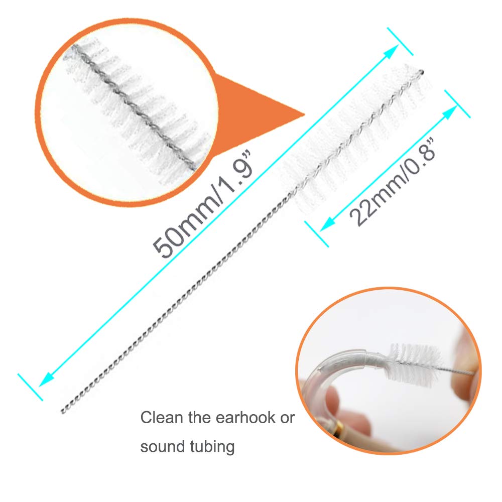 NanoCare Wax Guards for Widex/Phonak/Unitron and Resound Hearing Aids with Cleaning Tools Kit and Carry Case-24Filters
