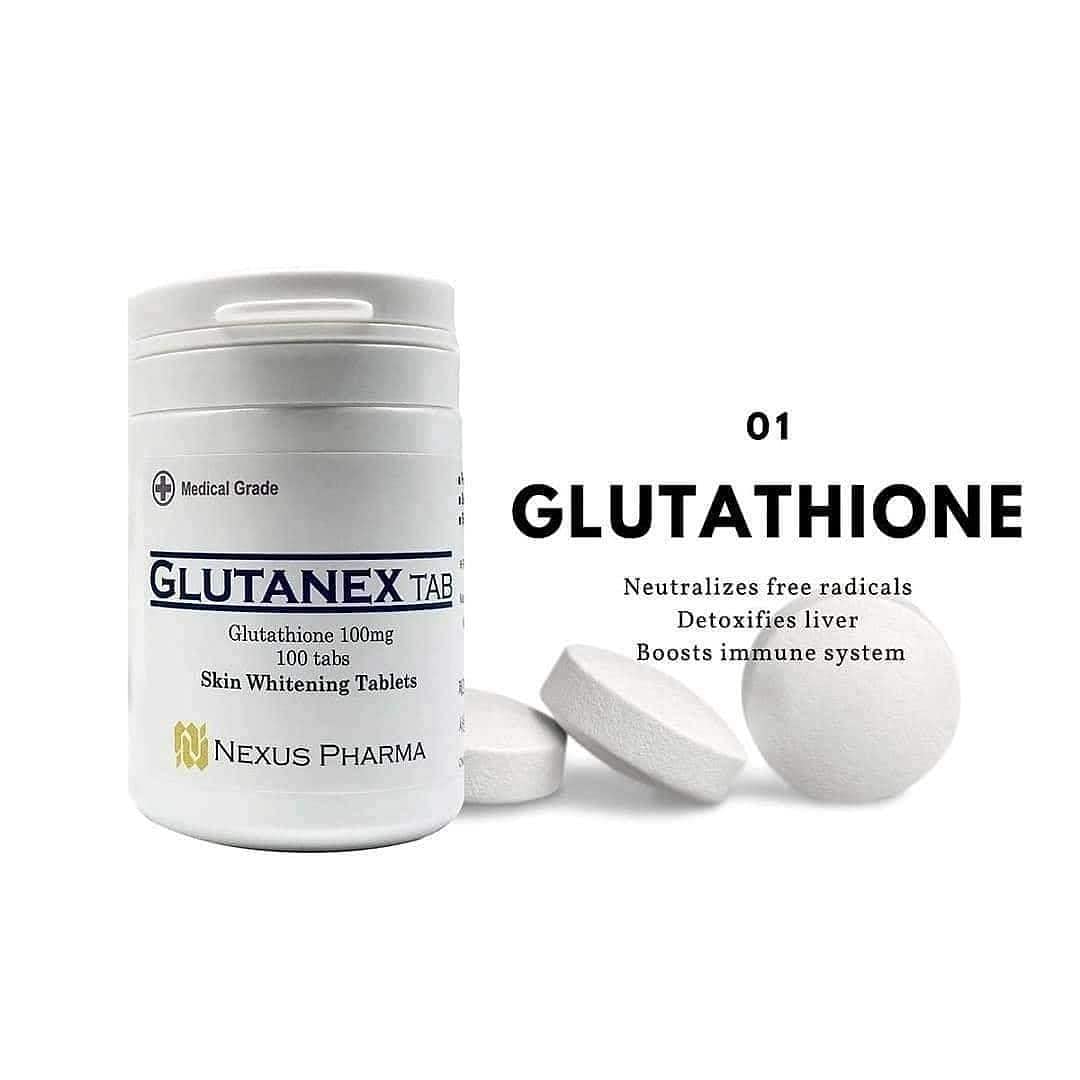 Glutanex® Glutathione Tablets 100 mg – 100 Count – Antioxidant Support, Skin Tone & Wellness Supplement – Made in Korea