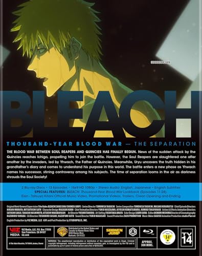 BLEACH: Thousand-Year Blood War Part 2 Standard Edition (Blu-ray)