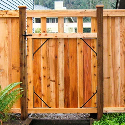 Anti Sag Gate Kit Heavy Duty No Sag Kit for Wooden Gate Fence with a Gate Latch