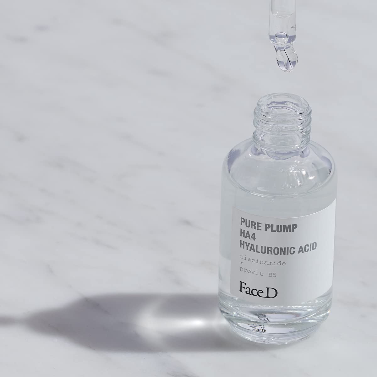 Face D Pure Plump, Serum mit HA4 Hyaluronsäure mit Straffungseffekt, 30 ml