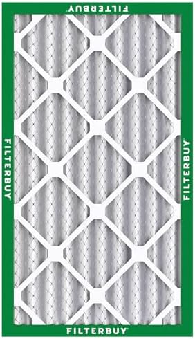Filterbuy 16x25x4 Air Filter MERV 8 Dust Defense (1-Pack), Pleated HVAC AC Furnace Air Filters Replacement (Actual Size: 15.50 x 24.50 x 3.63 Inches)