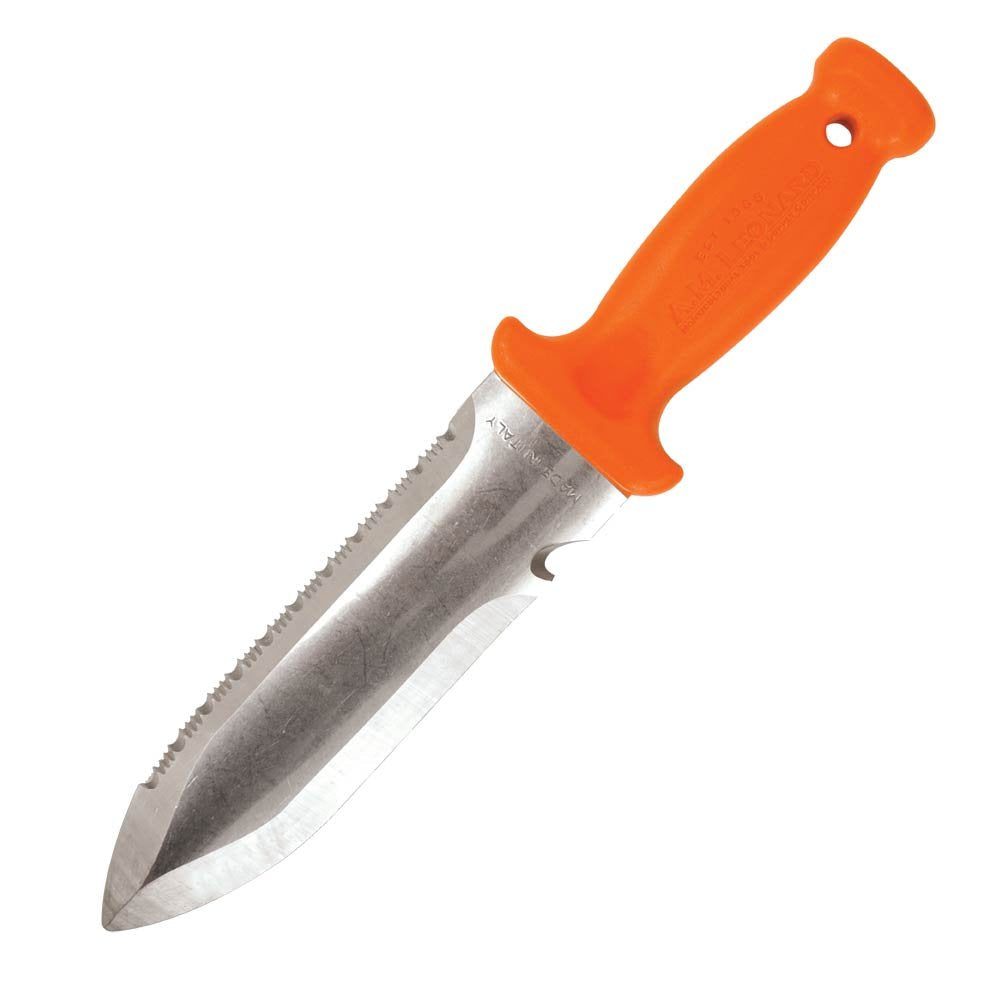A.M. Leonard Deluxe Soil Knife & Leather Sheath 6"" Stainless Steel Blade