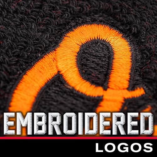 Franklin Sports MLB Team Licensed Baseball Wristbands - MLB Team Logo Sweat Wristbands - Great for Costumes + Uniforms - Pair