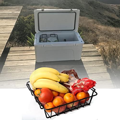 Cooler Basket for YETI Tundra 50 or 65,Inside Dry-Goods Basket Compatible with Cabela's 60QT, Igloo 52QT, Ozark Trail 52QT,Pelican Elite (45 & 70) etc,Stainless Steel Wire Cooler Rack
