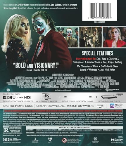 Joker: Folie A Deux (4K Ultra HD + Digital)