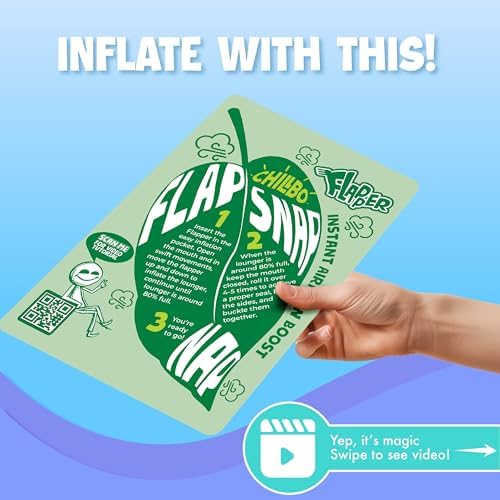 Chillbo Inflatable Couch – Cool Inflatable Chair. Upgrade Your Camping Accessories. Easy Setup is Perfect for Hiking Gear, Beach Chair and Music Festivals.