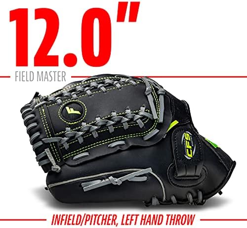 Franklin Sports Baseball + Softball Gloves - Field Master Adult + Youth Baseball + Softball Gloves - Right Hand + Left Hand Gloves - Infield + Outfield Mitts - Multiple Sizes + Colors