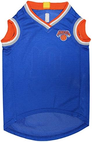 Pets First NBA NEW YORK KNICKS DOG Jersey, Medium - Tank Top Basketball Pet Jersey