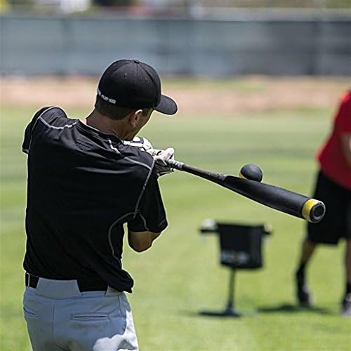 SKLZ Premium Impact Limited-Flight Training Baseballs, Perfect for Adding Power to Swing, Use Indoors Or Outdoors for Practice and Drills, Baseball, Softball, and Mini Balls, Yellow/Black