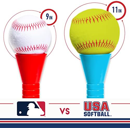 Franklin Sports Grow-with-Me Kids Baseball Batting Tee + Stand Set for Youth + Toddlers - Youth Baseball, Softball + Teeball Hitting Tee Set for Boys + Girls