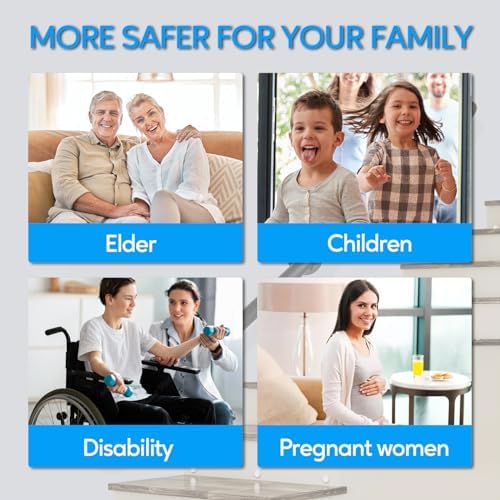 Pipe Stair Handrail, 3 Ft Metal Staircase Handrail, Black Galvanized Industrial Iron Hand Rail for Indoor & Outdoor Wall Mount Support, Wall Hand Railing,Safety Handle, Steps Baluster(HR01)