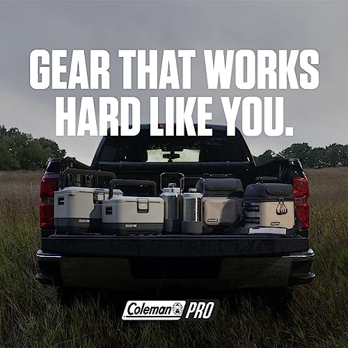 Coleman Pro Heavy-Duty Insulated Gallon Water Jug Leakproof Portable Jug for Rugged Outdoor Use & Jobsites Durable Steel with Anchor Point for Ultimate Portability