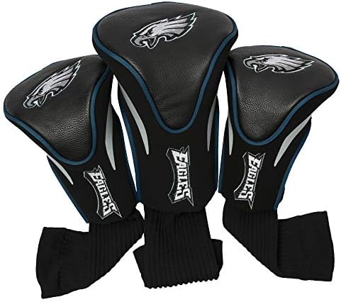 Team Golf NFL Numbered 1, 3, & X, Fits Oversized Drivers, Utility, Rescue & Fairway Clubs, Velour Lined for Extra Club Protection