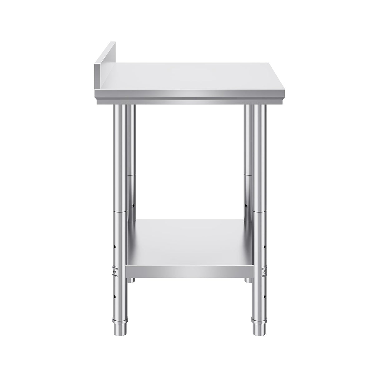 Mophorn Stainless Steel Table Work Table 24 x 24 x 34 Inch Commercial Food Prep Worktable Heavy Duty Prep Worktable Metal Work Table with Adjustable Feet for Restaurant, Home and Hotel