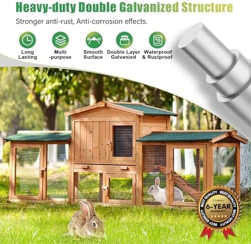 Hardware Cloth 1/2 inch 16in x 50ft 19 Gauge, Hot-dip Galvanized After Welding Chicken Wire Mesh Roll Garden Plant Welded Metal Wire Fencing Roll, Rabbit Cages Snake Fence