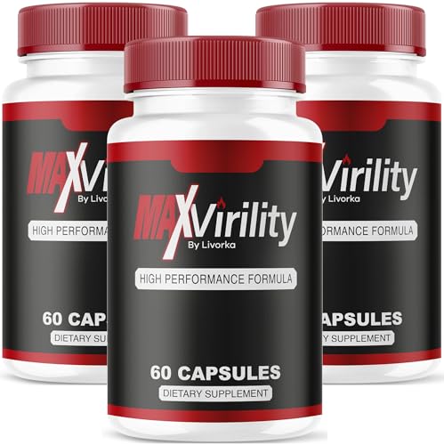 (3 Pack) Max Virility For Men, Max Virility, Maxvirility For Men, MaxVirility Capsules, MaxVirility, Max Virility Supplement, Max Virility Pills For Men, Max Virility Pills, 300 Capsules For 3 Months