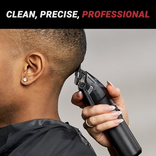 BaBylissPRO FXONE Professional Cordless Clipper in Black - Beard Trimmer for Men, Professional Stylist & Barber Clippers, USB-C Cordless Hair Clippers for Men