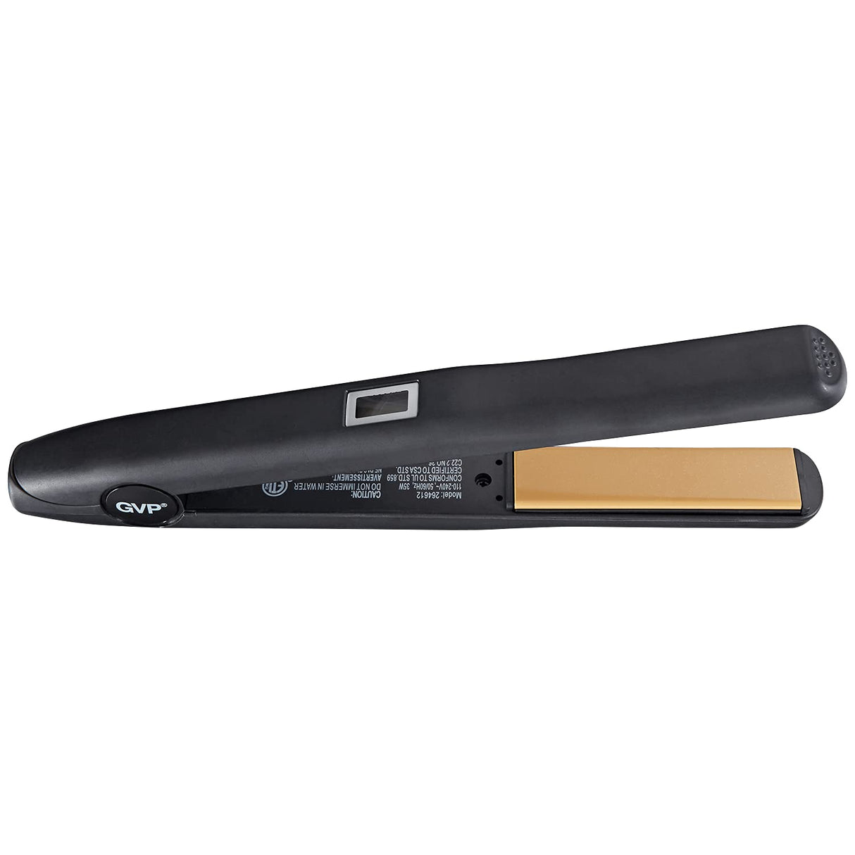 Generic Value Products Ceramic Titanium 1" Digital Flat Iron, Dual Voltage, Auto Shut Off, Lightweight, Smooth Glide, Adds Shine and Reduces Frizz