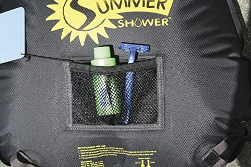 ADVANCED ELEMENTS - Summer Shower/Solar Shower - Different Capacity - Shower Head - Reflective Mirror - Fill Valve - Black or Silver