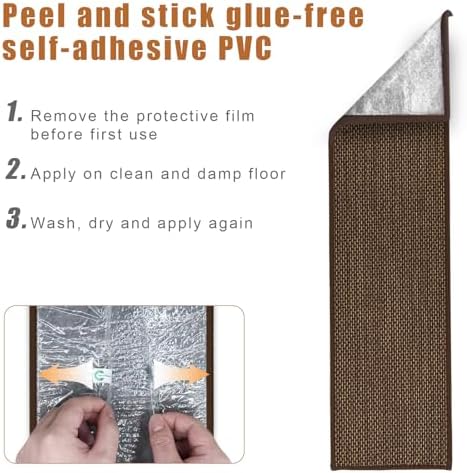 Stair Treads for Wooden Steps Indoor,8" X 30" (15 in Pack) Carpet Stair Treads for Wood Stairs, Machine Washable Stair Runners for Kids Elders and Pets,Brown