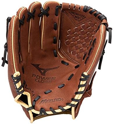 Mizuno Prospect PowerClose Youth Baseball Glove Series I V-Flex Notch I Parashock Palm Pad I ButterSoft Palm Liner
