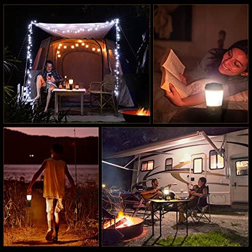 Sofirn BLF LT1 Camping Lantern Rechargeable, Led Lantern with 8X LH351D LED, 24 Hours Runtime in Medium Mode, Perfect Lantern Flashlight for Camping, Power Outages, Hiking, Fishing