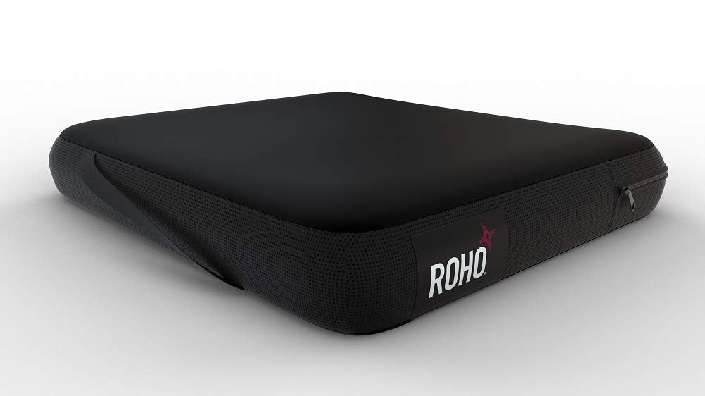 ROHO MOSAIC Cushion, Heavy Duty, Inflatable Seat Cushion for Office Chair, Wheelchair, Cars, Home Living, & Back Pain Support, Adjustable Cushion with Stretchable Cover & Non-Skid Bottom, 18" x 16"