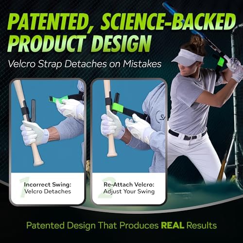 SWINGRAIL Baseball/Softball Swing Trainer Aid - Equipment for Batting and Hitting