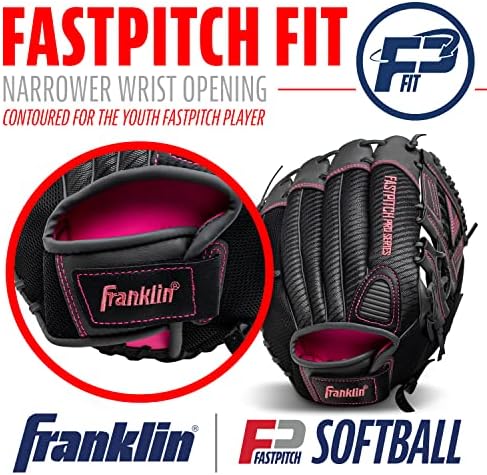 Franklin Sports Girls Softball Glove-Women's Windmill Fastpitch+Slowpitch Softball Glove-Right and Left Hand-Adult