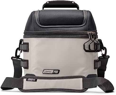 Coleman Pro 16-Can Premium Soft Cooler Lunchbox, Fully Insulated Lid & Body Stays Cold up to 30 Hours
