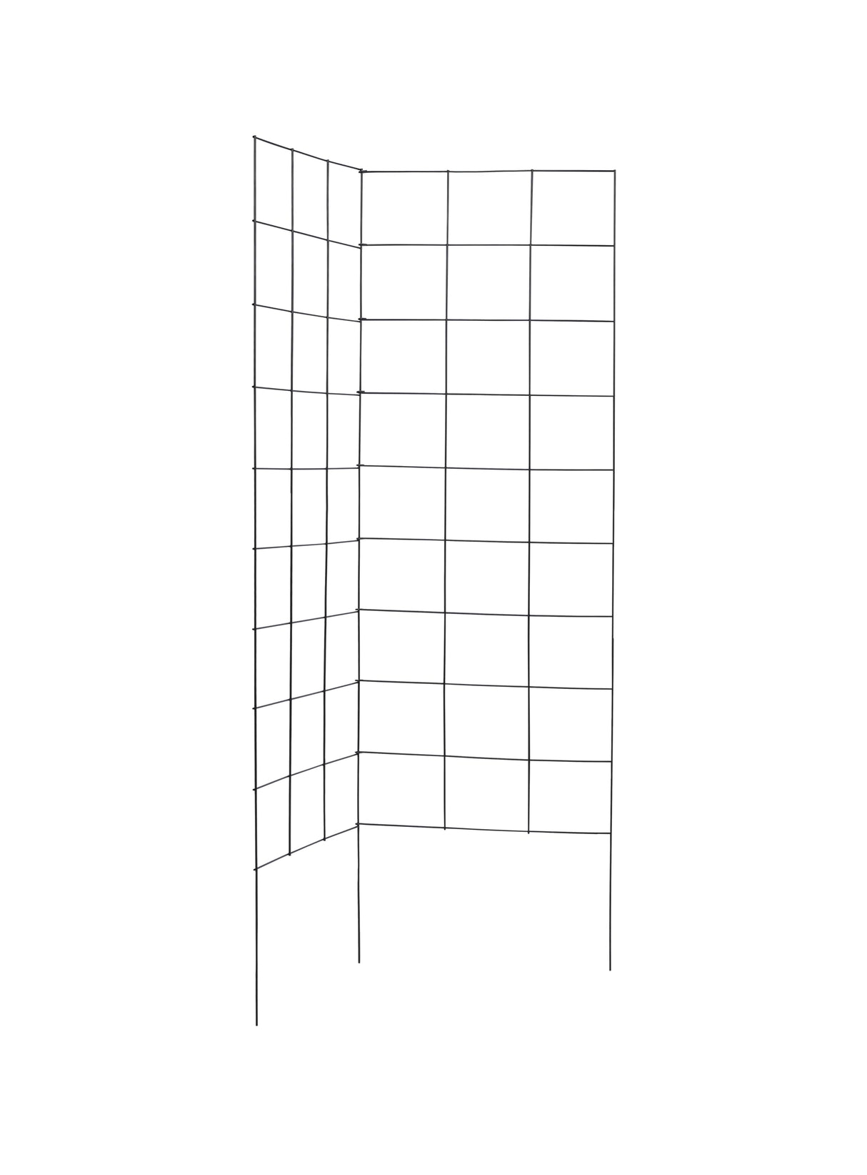 2-Panel Folding Garden Trellis - Maximize Your Garden Space, Durable Powder Coated Steel Frame, Easy-to-Use Design, Perfect for Climbing Vines, Vegetables, Beans, Tomato, Cucumber, 35x58"