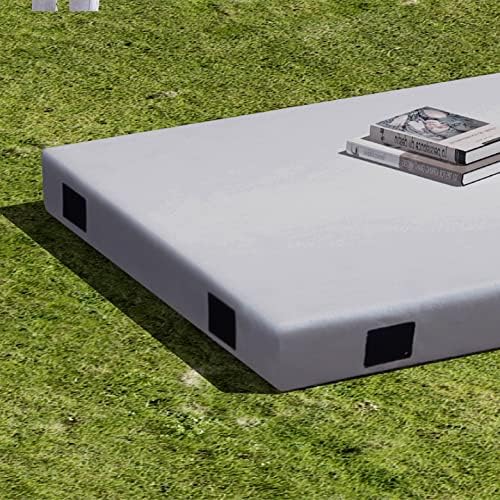 Memory Foam Camping Mattress 2.5 inch, Cot Pads, Single Small Portable Roll Up Camping Sleep Topper with Waterproof and Non-Slip Bottom, Camping Car Mat with Travel Bag, 72"×24"×2.5", Grey