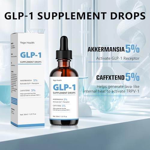 GLP-1 Drops for Men and Women, Fast and Easy to Use,1 Fl Oz