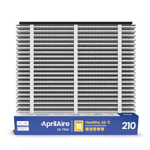 AprilAire 210 Replacement Filter for AprilAire Whole House Air Purifiers - MERV 11, Clean Air & Dust, 20x25x4 Air Filter (Pack of 4)
