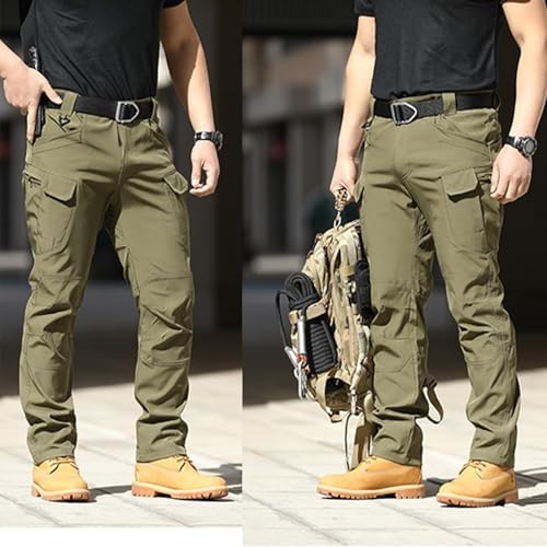 Flexcamo - Tactical Waterproof Pants, Flex Camo Cargo Pants for Men, Mens Tactical Hiking Pants