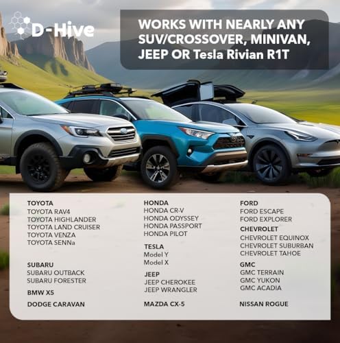 Unbeatable Durability SUV Air Mattress for Car Camping, Durable Extra Thick 300D Oxford Fabric, Quick Easy Set-Up w/Electric Pump, Car Bed Mattress, Mattress for SUV, Air Mattress