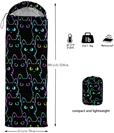 Camping Sleeping Bags,3 Season Warm & Cool Weather,Lightweight,Waterproof Sleeping Bags for Adults & Kids,Traveling,and Outdoors,Camping Gear Equipment